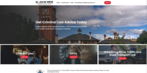 Dr John Weir website design and development