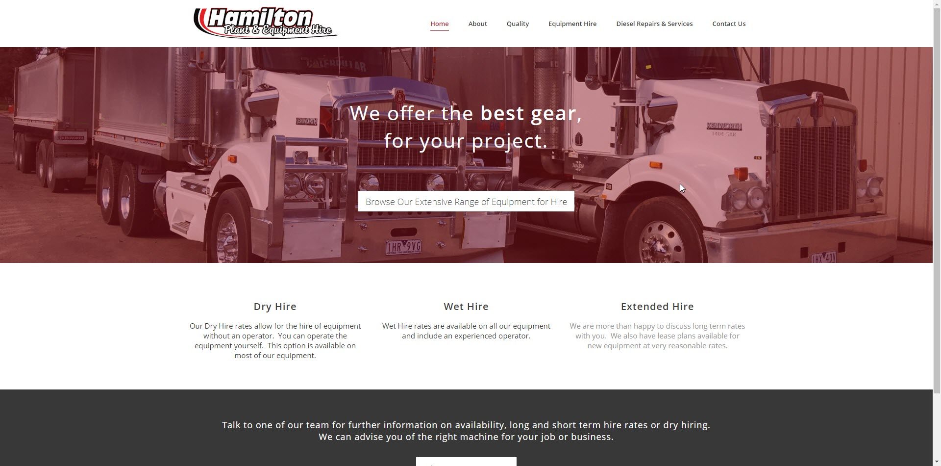 Hamilton Equipment Hamilton Equipment