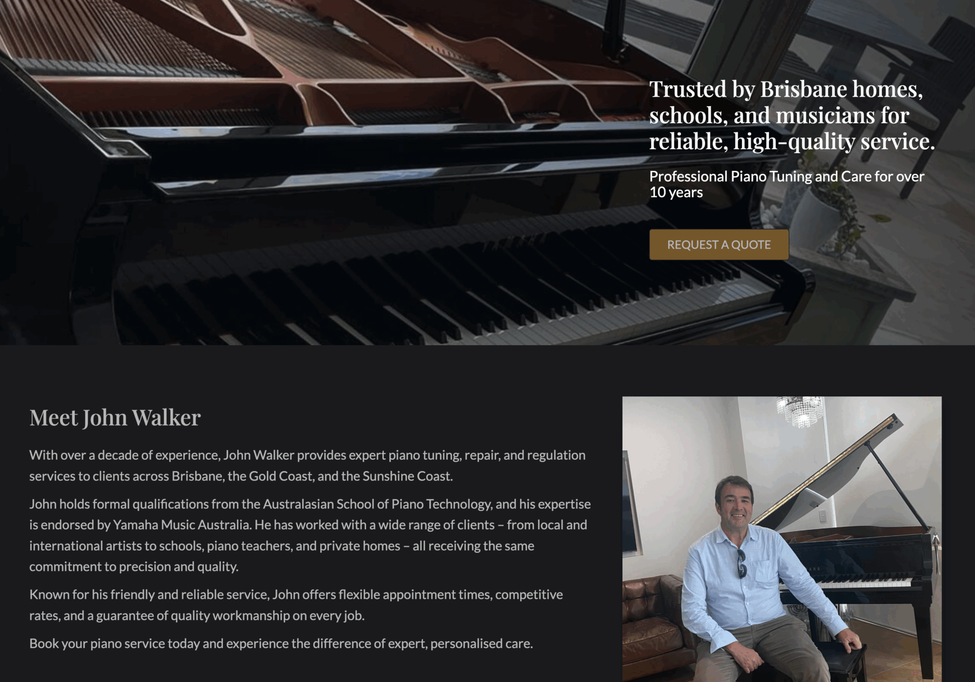 John Walker Piano Tuning
