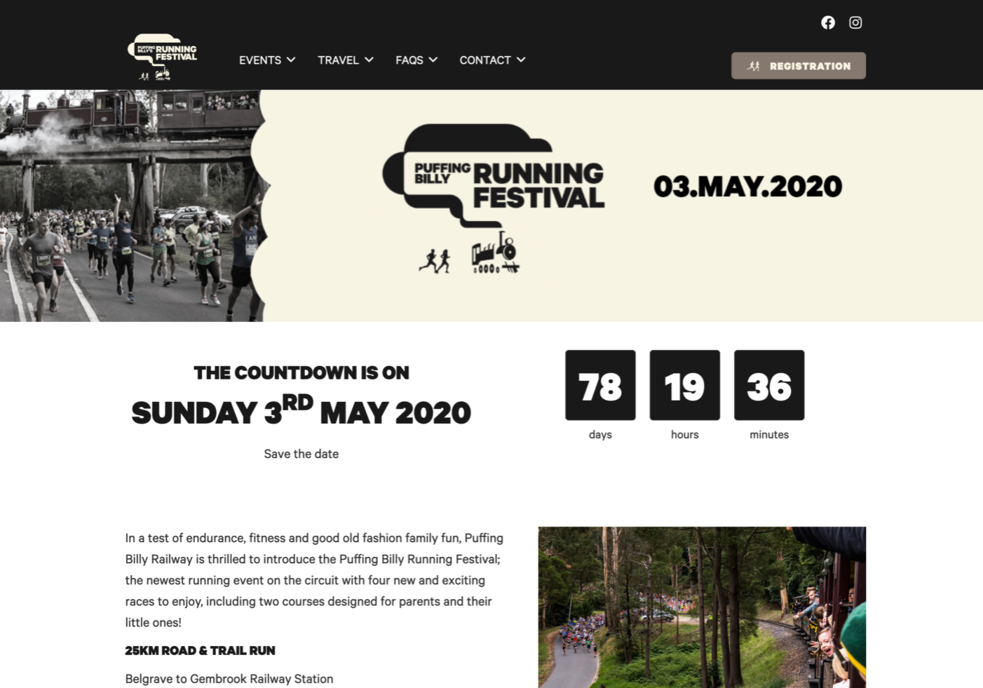 Puffing Billy Running Festival